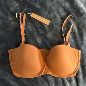 Strapless Bra: Color-Bronze: Size-32D